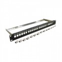 Patch panel rack 1U 24 x RJ45 Cat6A FTP modular