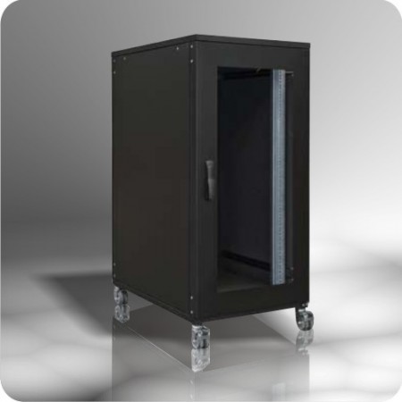 Armario rack 19 acustico (insonorizado), 25U 600 x 1000 negro