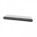 Patch panel rack 1U 24 x RJ45 Cat6A FTP