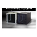 Armario rack 19 acustico (insonorizado), 12U 600 x 800 negro