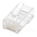 Conector RJ45 UTP Cat6A 10 uds 