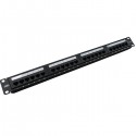 Patch panel 1U Cat6A 24 Rj45 UTP