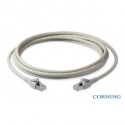 Latiguillo Corning RJ45 S/FTP Cat6A 5.00 m gris 