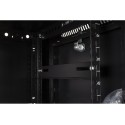 Rack mural 9U, 600 x 600, Color Negro Lapara Networking