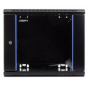 Rack mural 9U, 600 x 600, Color Negro Lapara Networking