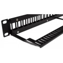 Patch panel rack 1U vacio 24 puertos slim UTP Lapara Networking