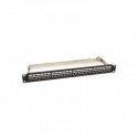 Patch panel rack 1U 24 x RJ45 doble hembra Cat6 FTP