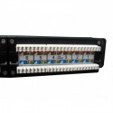 Patch panel rack 1U, 24 x RJ45 Cat5