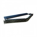 Patch panel rack angulado 1U 24 x RJ45 Cat6A modular