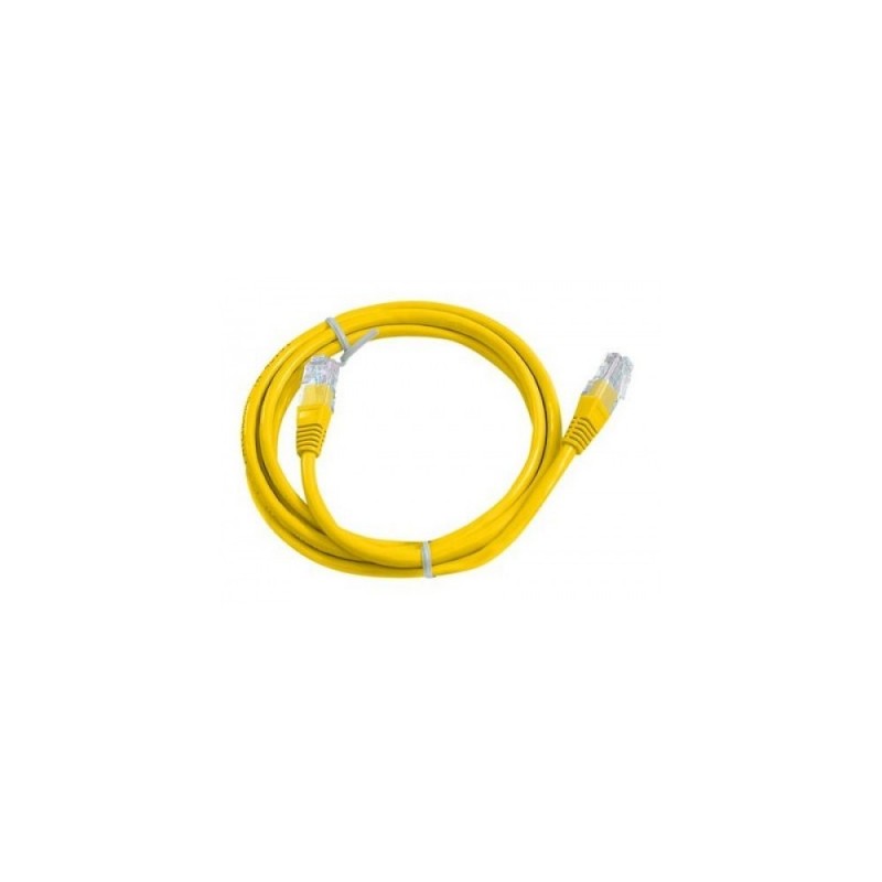 Latiguillo RJ45 Cat6 UTP 0.5m amarillo