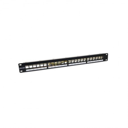 Patch panel vacio rack 1U 24 x Modulos Keystone Excel