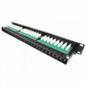 Patch panel rack 1U 48 x RJ45 Cat6 UTP